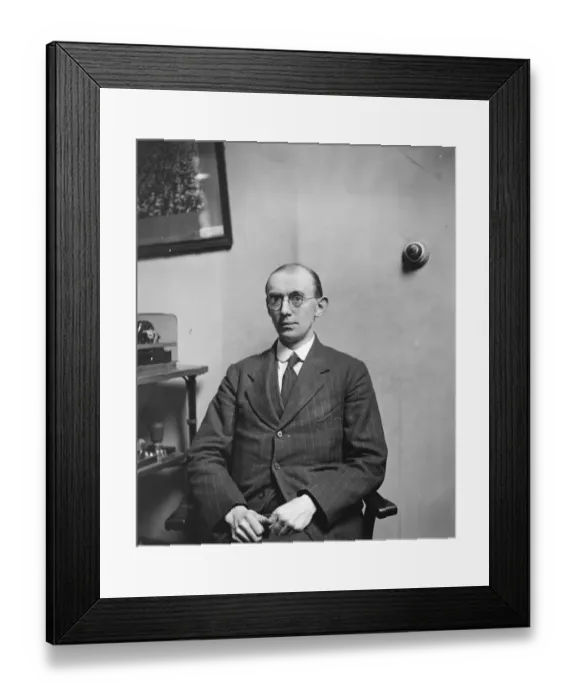 Framed Print : J Fairlie 20 February 1924 Framed Print : J Fairlie 20 February 1924