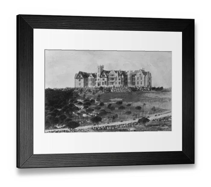Framed Print : Ex Emperor of Austrias new home. The Magdalena Palace at Santander, Spain. 1