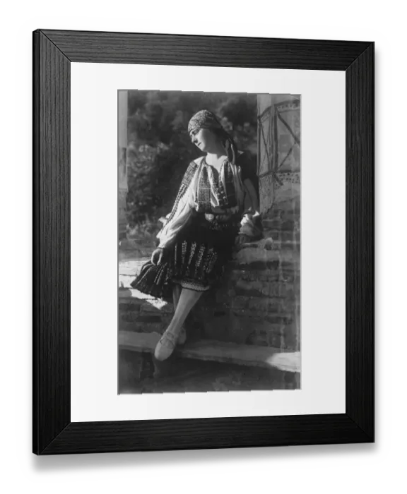 Framed Print : Princess Ileana of Rumania, photographed the day before she left Rumania for America Framed Print : Princess Ileana of Rumania, photographed the day before she left Rumania for America
