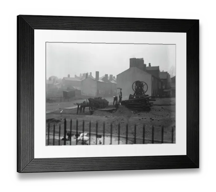 Framed Print : Curious little colliery to carry on during the strike Little colliery in Bilston Staffordshire Framed Print : Curious little colliery to carry on during the strike Little colliery in Bilston Staffordshire