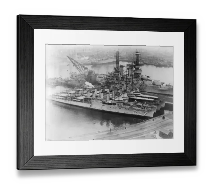 Framed Print : USS McFarland (DD-237 / AVD-14) was a Clemson-class destroyer in the United States Framed Print : USS McFarland (DD-237 / AVD-14) was a Clemson-class destroyer in the United States