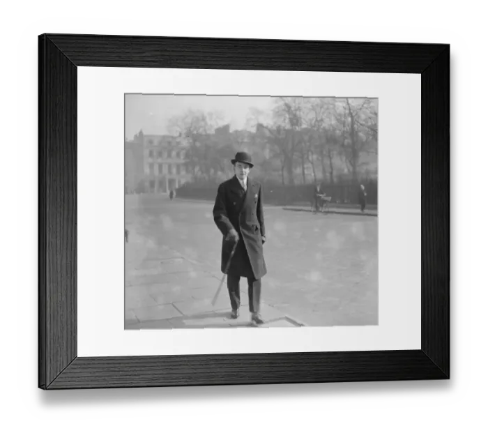 Framed Print : Viscount Borodaile, son of Lord Beatty. 22 February 1926 Framed Print : Viscount Borodaile, son of Lord Beatty. 22 February 1926