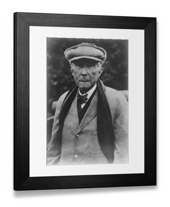 Framed Print : J D Rockefeller 12 February 1923 John Davison Rockefeller ( July 8, 1839 - May 23 Framed Print : J D Rockefeller 12 February 1923 John Davison Rockefeller ( July 8, 1839 - May 23