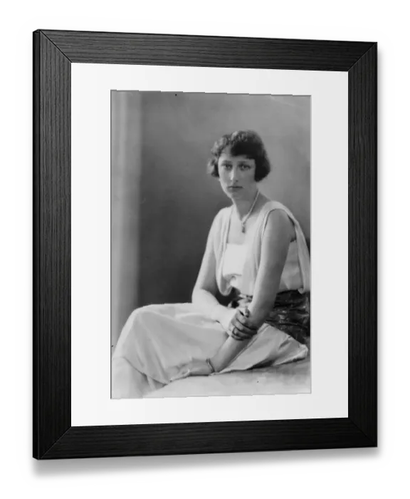 Framed Print : Princess Martha of Sweden 1926