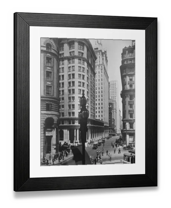 Framed Print : Wonderful San Francisco. Recent view of Montgomery Street, known as the Wall Street of the West