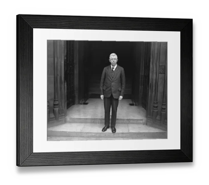 Framed Print : Labour big gun to bring down the government. Mr J R Clynes, MP, who will Framed Print : Labour big gun to bring down the government. Mr J R Clynes, MP, who will