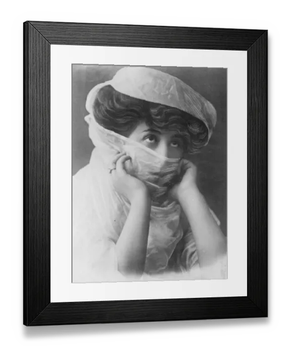 Framed Print : Princess Najiem Sultan Denies her husbands death. A niece of the late Sultan