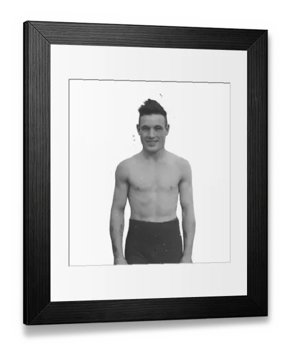 Framed Print : Joe Rolfe, boxer 1924 Framed Print : Joe Rolfe, boxer 1924