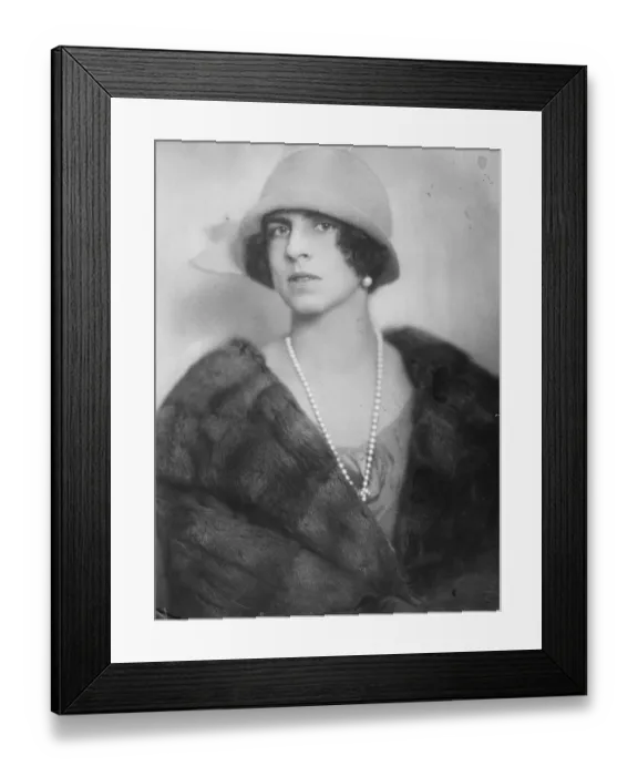Framed Print : A future Queen. The Crown Princess of Romania. 23 February 1925 Framed Print : A future Queen. The Crown Princess of Romania. 23 February 1925