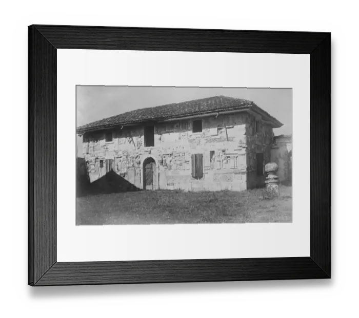 Framed Print : Worlds Most remarkable house at Aquileia in Italy Near the head of the Adriatic