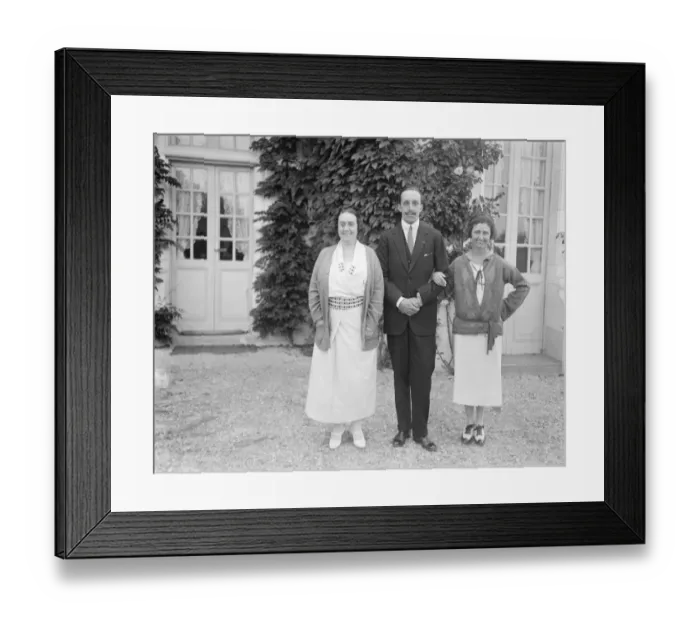 Framed Print : The King of Spain on holiday. King Alfonso is spending a few days at Deauville Framed Print : The King of Spain on holiday. King Alfonso is spending a few days at Deauville