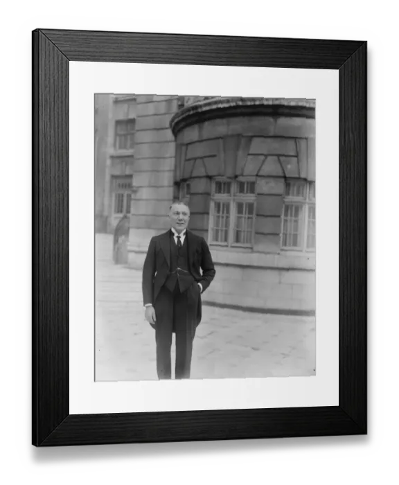Framed Print : Mr Benini, Head of the Piccadilly Restuarant 26 June 1923 Framed Print : Mr Benini, Head of the Piccadilly Restuarant 26 June 1923