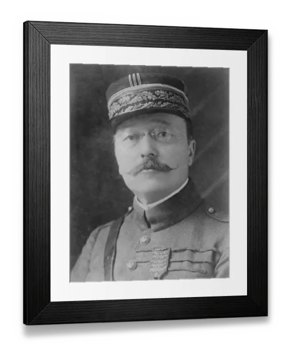 Framed Print : In Command of French troops Invading the Ruhr General Degoutte who is in charge Framed Print : In Command of French troops Invading the Ruhr General Degoutte who is in charge