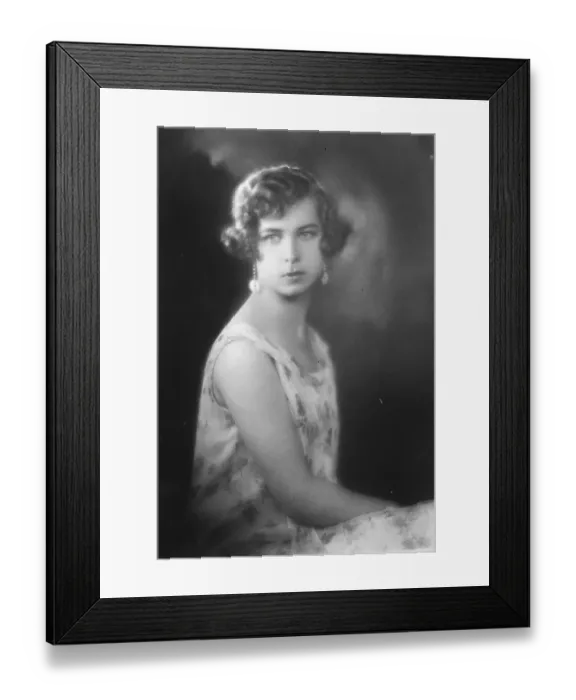 Framed Print : Princess Marie Jose in Belgium. 30 April 1929 Framed Print : Princess Marie Jose in Belgium. 30 April 1929