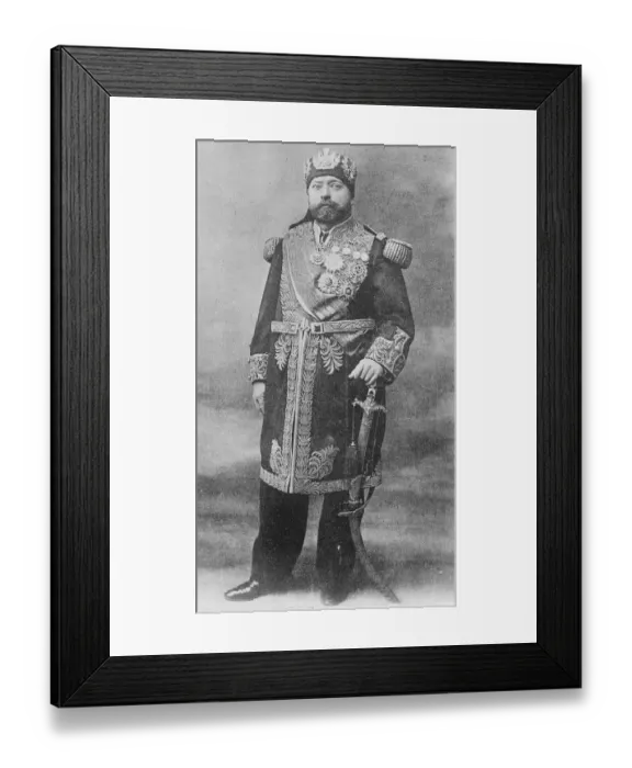 Framed Print : Famous African Ruler Dying The Bey of Tunis 26 June 1922 Framed Print : Famous African Ruler Dying The Bey of Tunis 26 June 1922