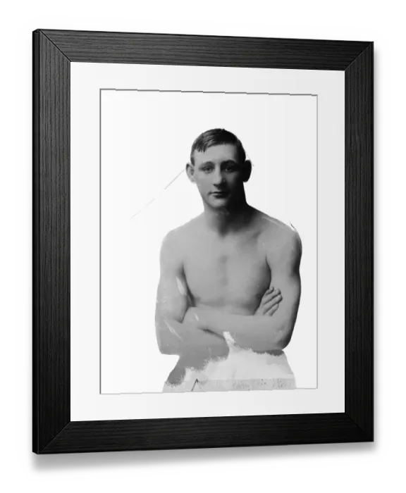 Framed Print : Alex Ireland, boxer. 1 May 1929 Framed Print : Alex Ireland, boxer. 1 May 1929