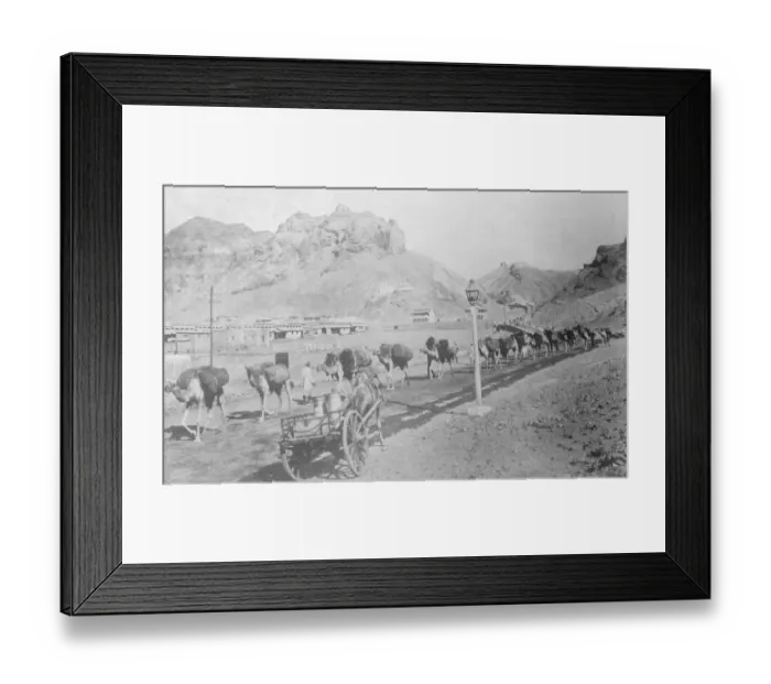 Framed Print : The rock from Gibraltar Bay. 1 October 1921 Framed Print : The rock from Gibraltar Bay. 1 October 1921