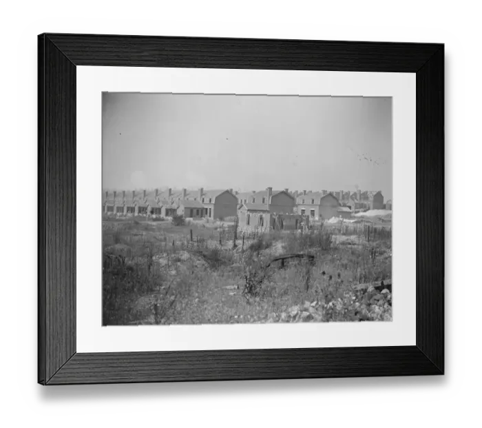 Framed Print : Coal from war wrecked coalfield of Lens. Rows of newly constructed miners dwellings Framed Print : Coal from war wrecked coalfield of Lens. Rows of newly constructed miners dwellings