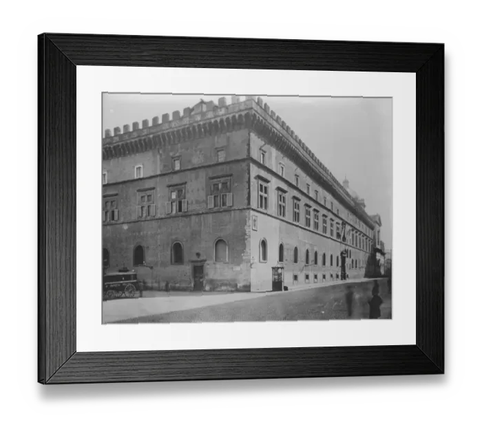 Framed Print : Scene of a Great Restitution The Palazzo di Venezia at Rome, in which are now exhibited Framed Print : Scene of a Great Restitution The Palazzo di Venezia at Rome, in which are now exhibited
