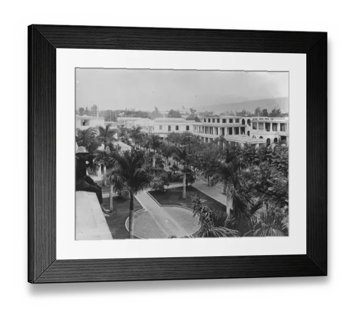 Framed Print : Jamaica. Kingston, a view as seen from the top of the Post Office building. 14 Framed Print : Jamaica. Kingston, a view as seen from the top of the Post Office building. 14