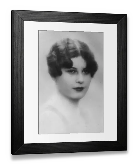 Framed Print : Miss Alyne Pacaud, daughter of Mr Lucien Pacaud, assistant High Commissioner for Framed Print : Miss Alyne Pacaud, daughter of Mr Lucien Pacaud, assistant High Commissioner for