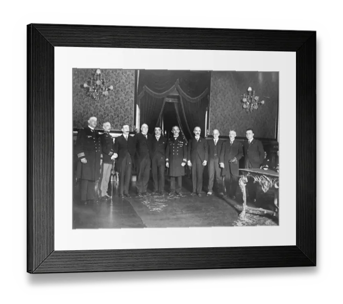 Framed Print : The New Portuguese Ministry A group photograph showing the new Portuguese Nationalist Framed Print : The New Portuguese Ministry A group photograph showing the new Portuguese Nationalist