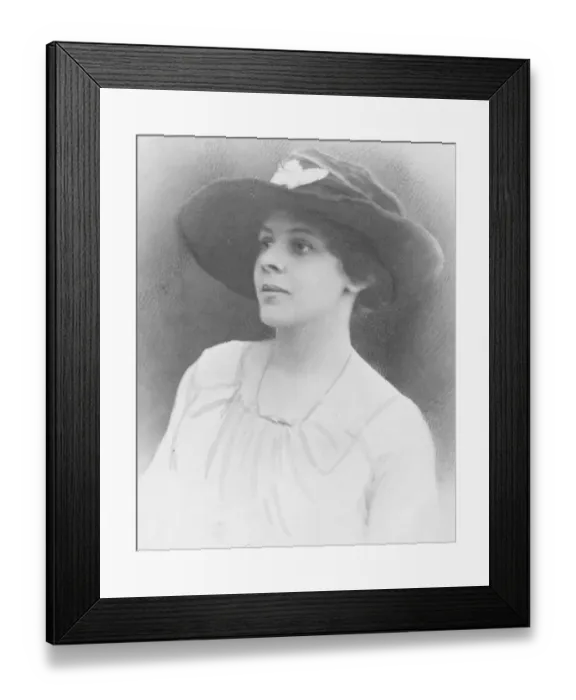 Framed Print : Women Solicitors Mrs J C Crofts formerly of the Priory, Wimbledon Common and now