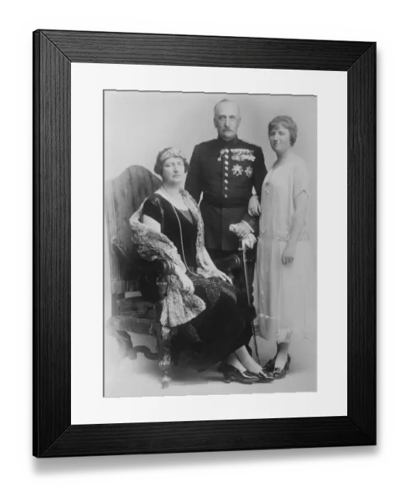 Framed Print : Paying private visit to England The infant Carlos of Spain, with his wife, the infanta Luisa Framed Print : Paying private visit to England The infant Carlos of Spain, with his wife, the infanta Luisa