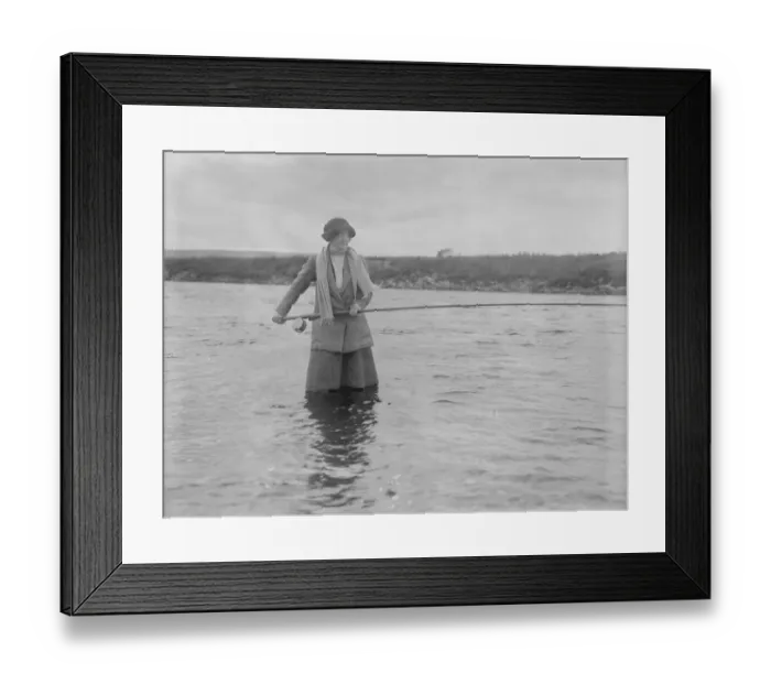 Framed Print : Duke of Richmond Salmon Fishing in Scotland Lady Bernard Gordon Lennox, daughter Framed Print : Duke of Richmond Salmon Fishing in Scotland Lady Bernard Gordon Lennox, daughter