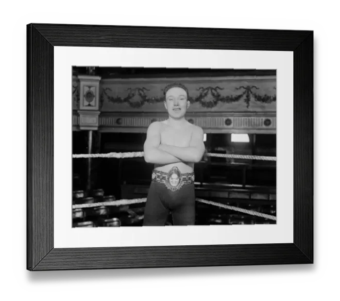 Framed Print : Johnny Curley Feather weight champion of Great Britain 1925 Framed Print : Johnny Curley Feather weight champion of Great Britain 1925