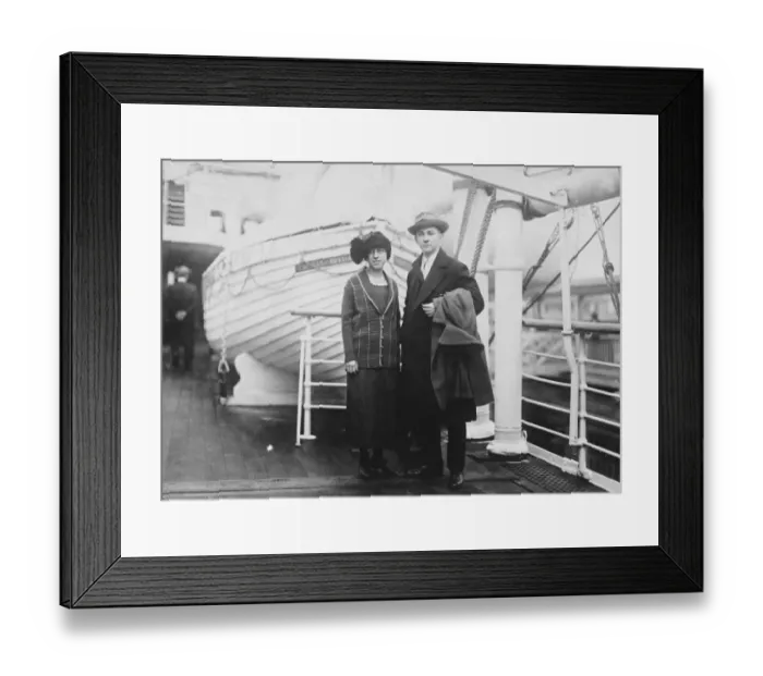 Framed Print : The spirit of self sacrifce Mr and Mrs Gordon Holland, of Chicago, who have given Framed Print : The spirit of self sacrifce Mr and Mrs Gordon Holland, of Chicago, who have given