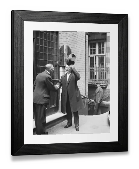 Framed Print : Paderewski at the Press Club. M Paderewski, the famous pianist, was the guest Framed Print : Paderewski at the Press Club. M Paderewski, the famous pianist, was the guest