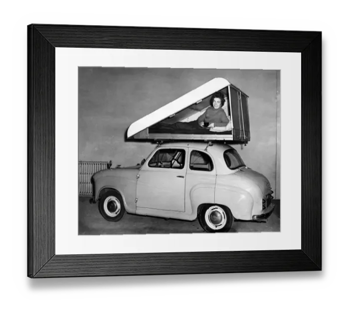 Framed Print : The Camping and Outdoor Life Exhibition at Alexandra Palace London The mo-bed Framed Print : The Camping and Outdoor Life Exhibition at Alexandra Palace London The mo-bed