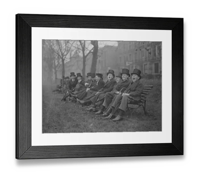 Framed Print : High hat football. Westminster School meet Army Crusaders. 19 November 1935