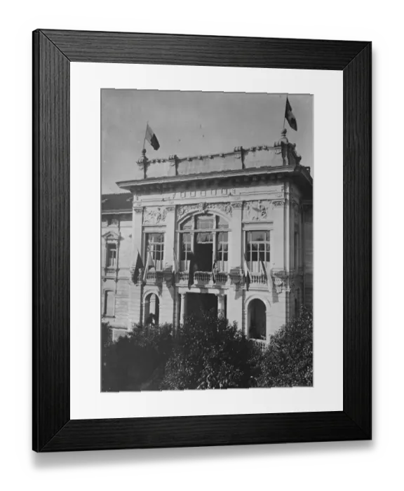Framed Print : Locarno in the Swiss canton of Ticino. Plais de Justice 1925 Framed Print : Locarno in the Swiss canton of Ticino. Plais de Justice 1925