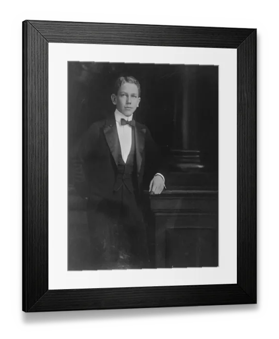 Framed Print : Royal Prince as Butler The ex Archduke Albrecht of Austria is now employed as a Framed Print : Royal Prince as Butler The ex Archduke Albrecht of Austria is now employed as a