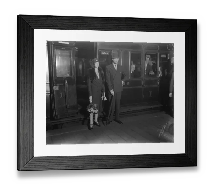 Framed Print : Lady Alexandra and Maj Metcalfe leave for India. Lady Alexandra and Maj Metcalfe Framed Print : Lady Alexandra and Maj Metcalfe leave for India. Lady Alexandra and Maj Metcalfe
