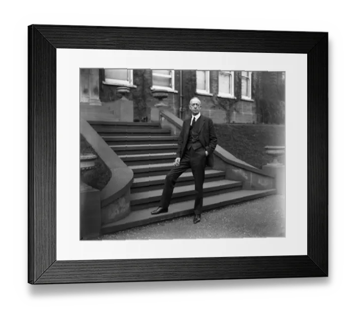 Framed Print : Reverend Dr Kelman, pastor of Hampstead Congregational Church, formerly of