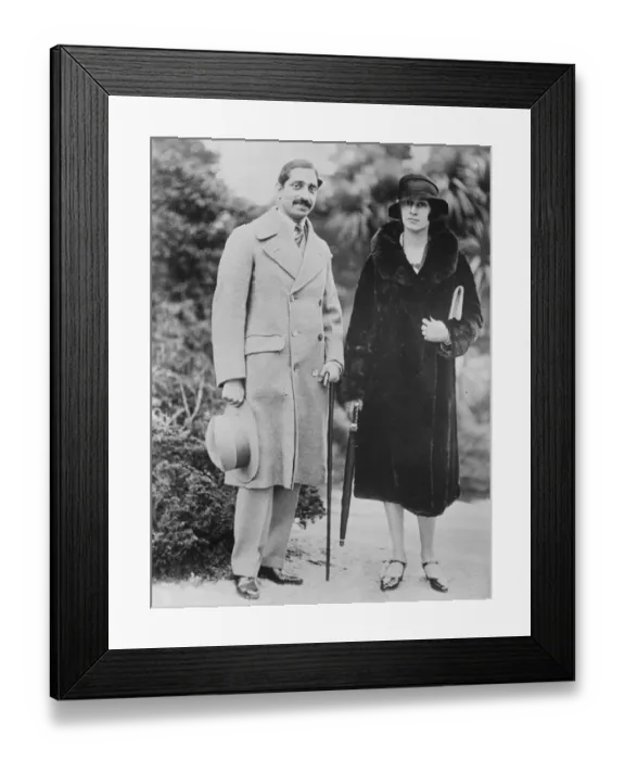 Framed Print : The Maharajah of Indore in California. Sir Tukaji Rae Holkar, the Maharajah of Indore Framed Print : The Maharajah of Indore in California. Sir Tukaji Rae Holkar, the Maharajah of Indore