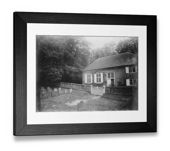 Framed Print : Jordans meeting house, adjoining which is to be the new quakers model village Framed Print : Jordans meeting house, adjoining which is to be the new quakers model village