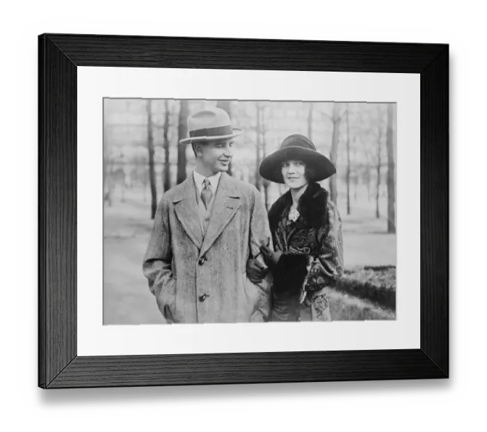 Framed Print : Romance of a Millionaires son Miss Mary Norton the American society beauty, with Framed Print : Romance of a Millionaires son Miss Mary Norton the American society beauty, with