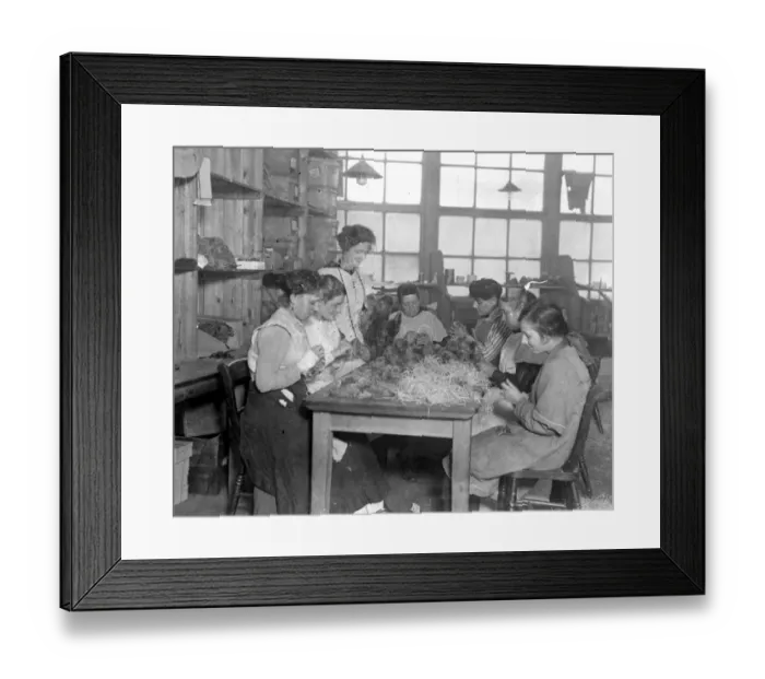 Framed Print : Toy Making for Christmas. 22 October 1919 Framed Print : Toy Making for Christmas. 22 October 1919