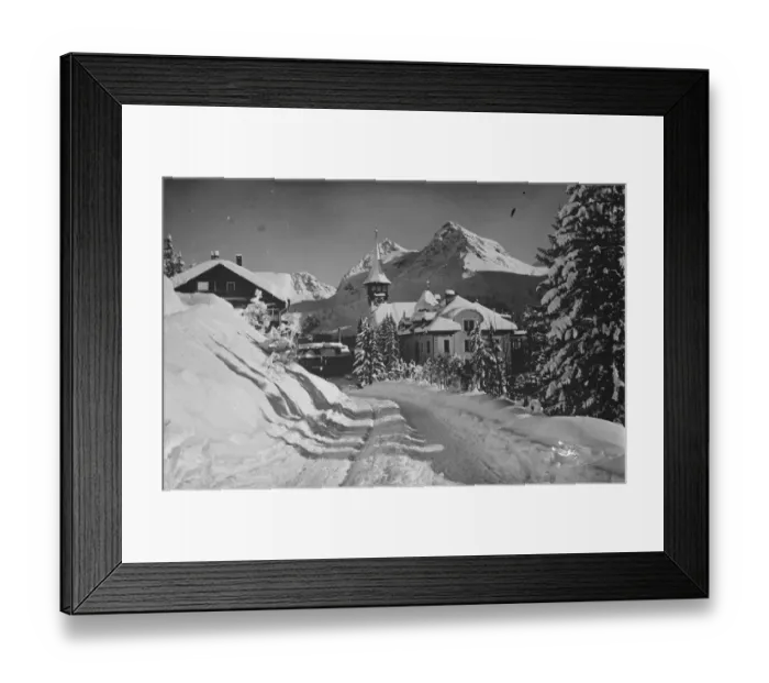 Framed Print : Where beauty is snow deep. This beautiful snow study is of Arosa. Switzerland Framed Print : Where beauty is snow deep. This beautiful snow study is of Arosa. Switzerland