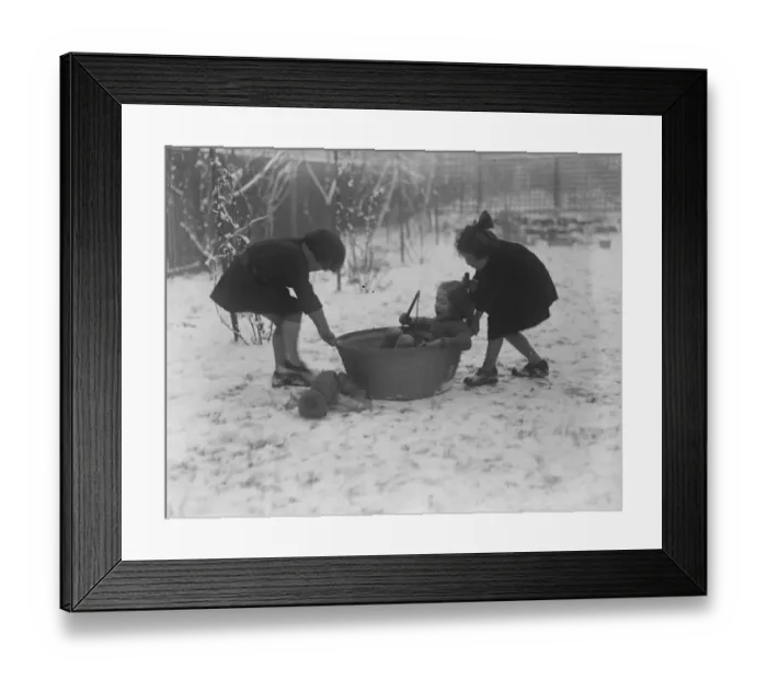 Framed Print : An Unusual Toboggan December 1920 Framed Print : An Unusual Toboggan December 1920