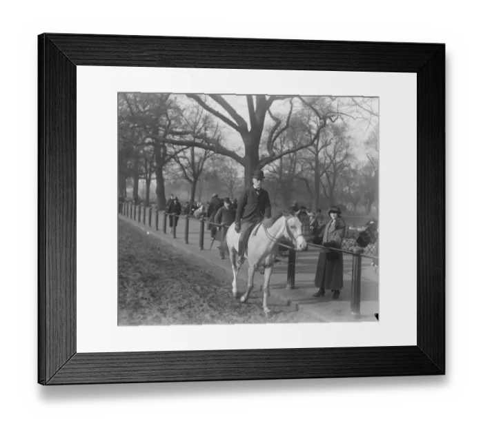 Framed Print : Kings private secretary rides in the row Lord Stamfordham, the Kings private secretary Framed Print : Kings private secretary rides in the row Lord Stamfordham, the Kings private secretary