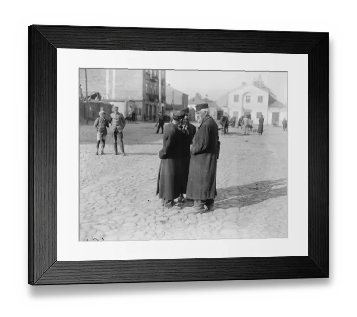 Framed Print : Warsaw, Poland. Types of Jews. 25 October 1921 Framed Print : Warsaw, Poland. Types of Jews. 25 October 1921