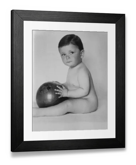 Framed Print : Featherweight beomes champion two year old. Jeanne Levasseur, the Marseilles baby Framed Print : Featherweight beomes champion two year old. Jeanne Levasseur, the Marseilles baby