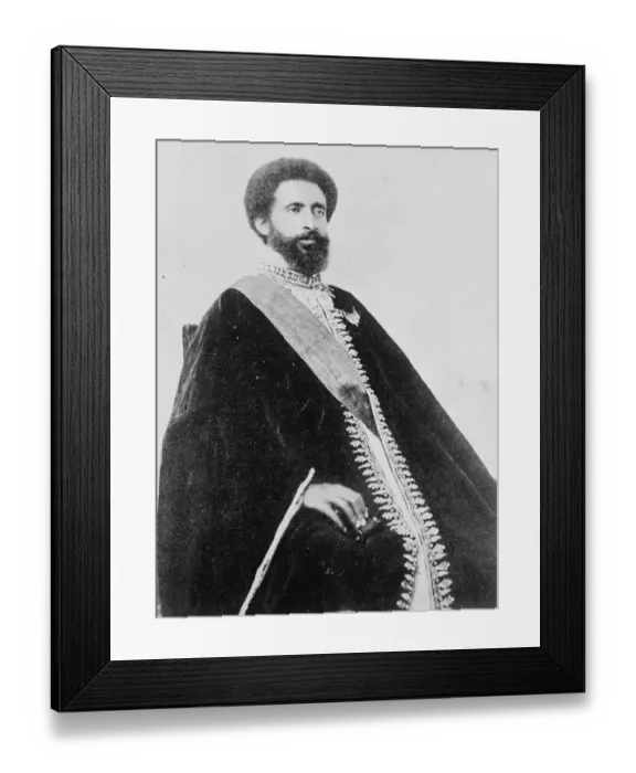 Framed Print : Ras Tafari Abyssinian Regent and Heir Apparent 17 July 1923 Framed Print : Ras Tafari Abyssinian Regent and Heir Apparent 17 July 1923