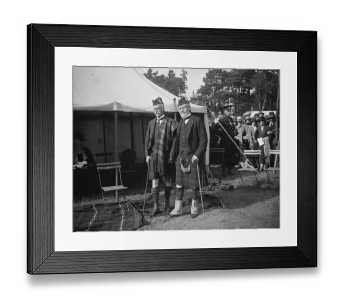Framed Print : Aboyne highland games. Lord Aberdeen and the Marquis of Huntley. 9 September 1926 Framed Print : Aboyne highland games. Lord Aberdeen and the Marquis of Huntley. 9 September 1926