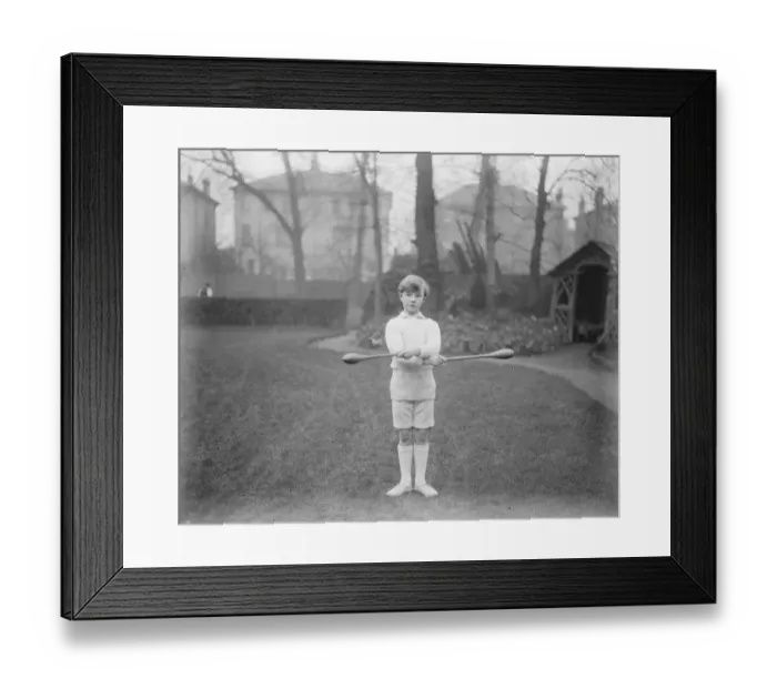 Framed Print : Another boxing Marquess. The young Marquess Townshend is anxious to become a boxer